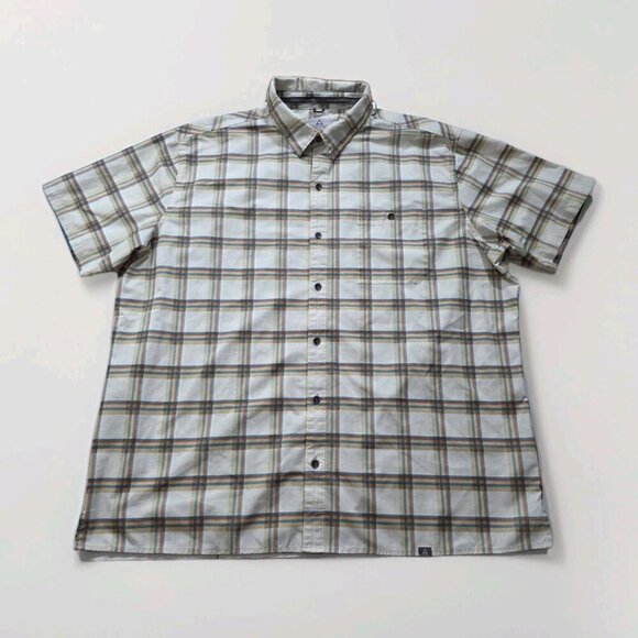 Ascend Performance Shirt Mens 2XL Plaid SS Vented Fishing Outdoors Lightweight - Picture 8 of 14